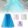 Fairy Girl Kids Cape Frozen Elsa Dress Princess Costume Cloak Tulle Xmas Shawl