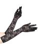 Kurze Handschuhe aus elastischer Spitze, zum Autofahren, ohne Schutz, dünne Damenhandschuhe