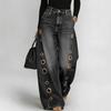 European and American New Spring and Summer Women's High-waisted Casual Loose Jeans