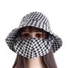 Face Mask Women Sun Hat Cover Face Cap Bucket Hat Lightweight Sunscreen Mask  Ladies/Girls