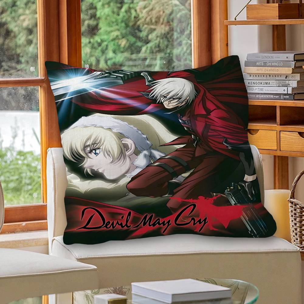 D-Devil May Cry-S Персонализированная Наволочка Чехол от Пыли Спальня Детская Вечеринка Украшение Наволочка День Рождения Детский Подарок 12x12Inch