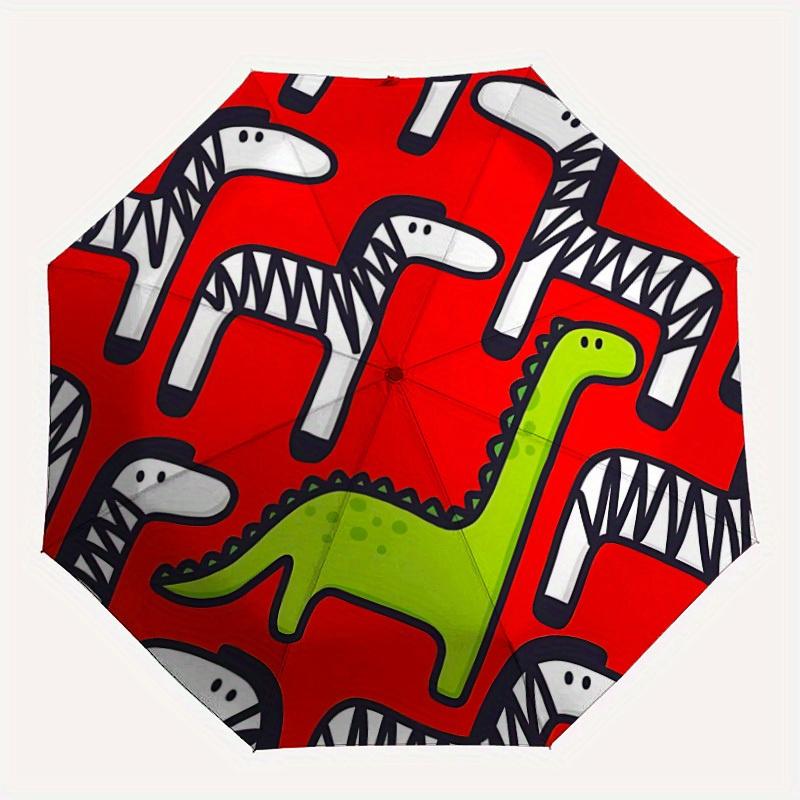 

1pc Dino World Automatic Open/Close Umbrella, Portable Folding Umbrella for Travel, Themed Events, It is suitable as a gift for various festivals, Out