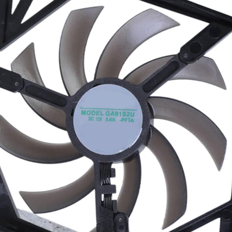 12V 4Pin Graphics Card Cooling Fan for Gainward GTX1660 1660S 1660TI Coolers VGA Fan as Fan Replacement GA91S2U