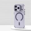 Unsichtbarer Linsenständer Transparente Magnetische Bumper Hülle Für iPhone 17 Air 16 15 14 13 12 Pro Max Für Magsafe Klare Anti-Fall Abdeckung