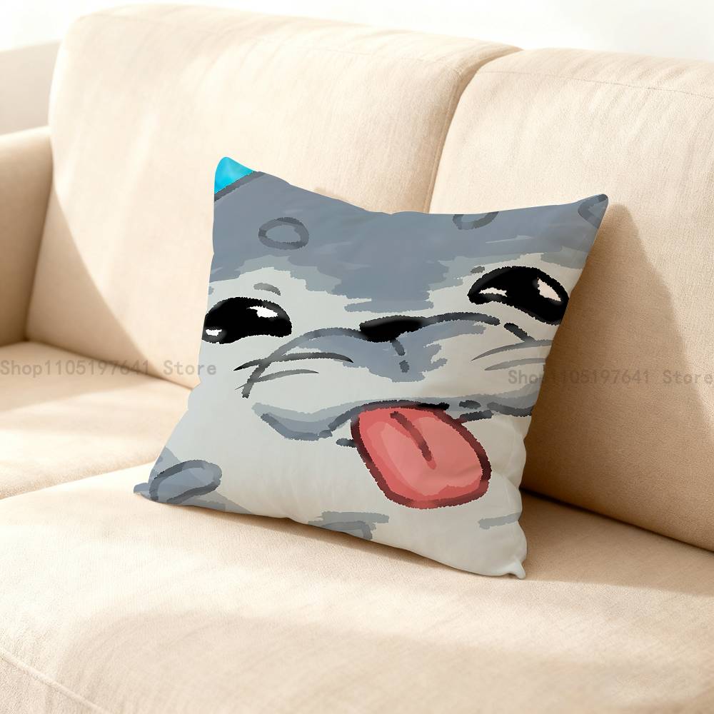 Seal Animal Cute Pillow Case Cushion Cover Home Decor Birthday Gift Pillowcover