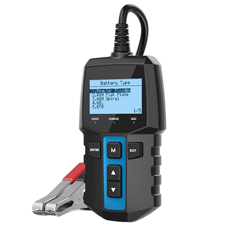 

A84E-Car Battery Analyzer 12V Load Tester 100-2000 CCA Car Alternator Tester Charging Cranking System Tester чёрный