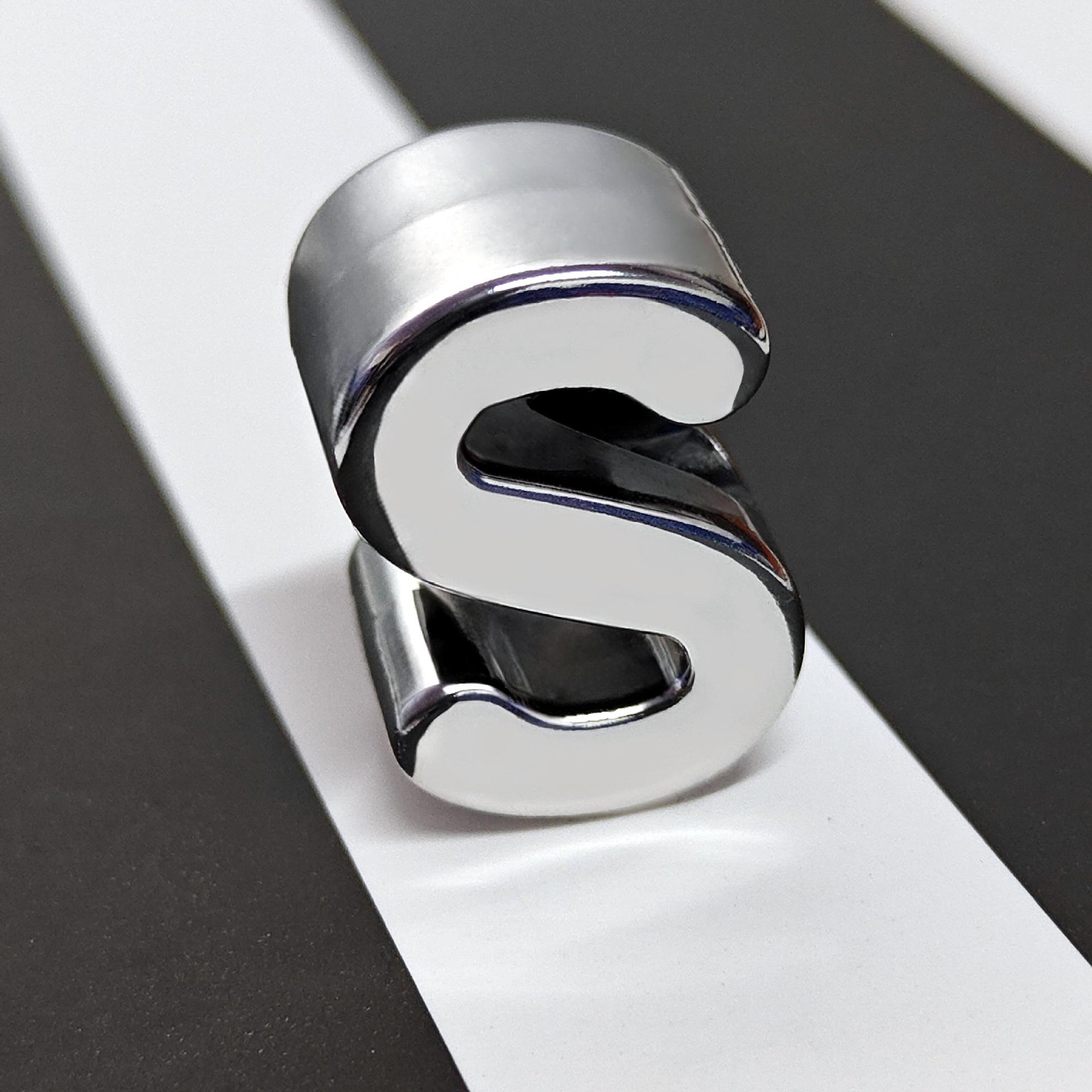 

Гальванизированное серебро 3D Буква и Цифра Бисером DIY Ювелирное украшение для обувной пряжки 22MM