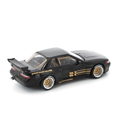 Genesis Company POP RACE 1/64 Pandem Silvia S13 - Black Finished Model PR640289