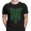 Green Skeleton Ribcage Spinal Tap Horror Scary Retro Vintage Mens TTshirts #DJG