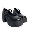 Fashion New Fashion Platform Pumps for Women Super High Heels Buckle Strap Mary Jane Shoes Woman 2025 New Thick Heel Party Shoes Ladies