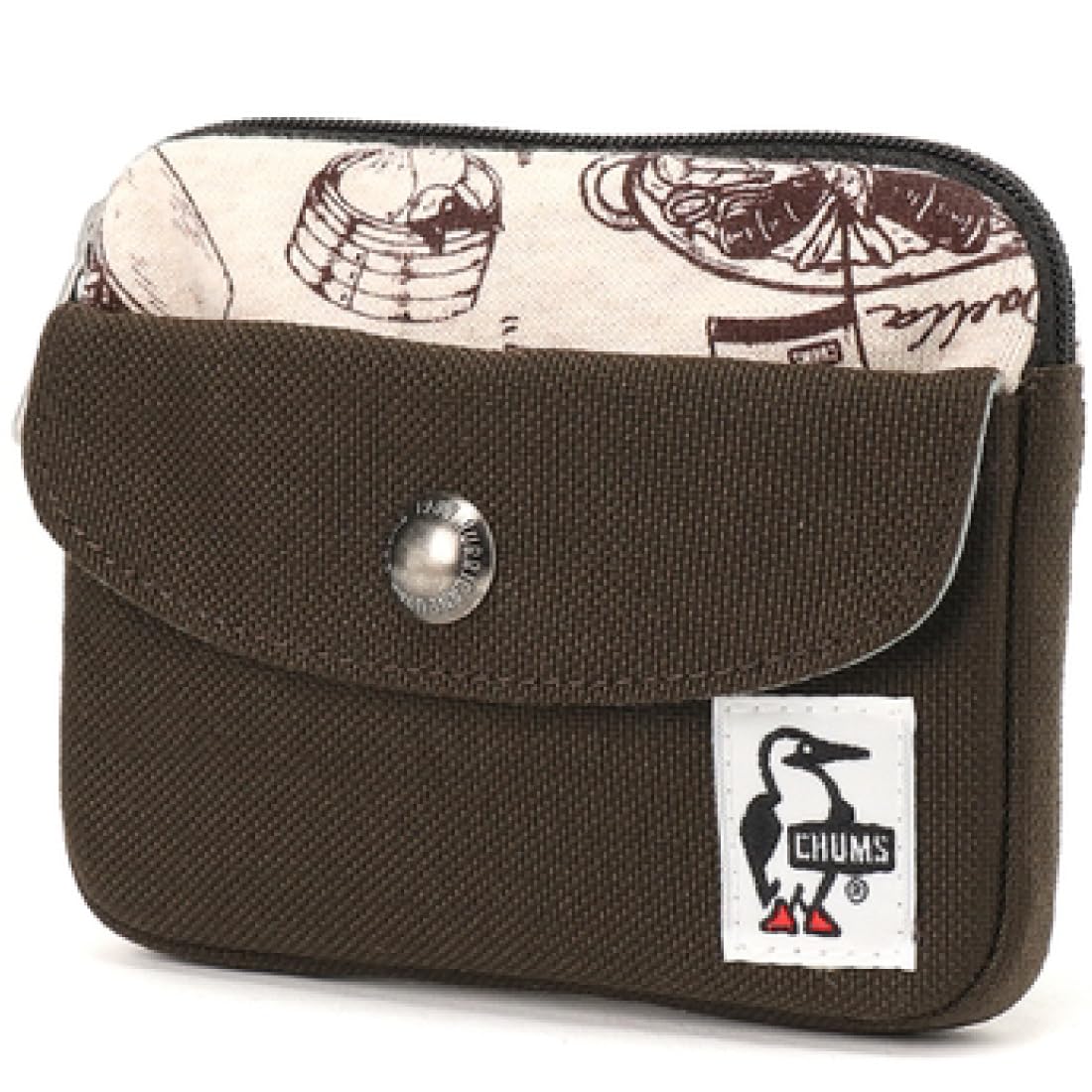 

CHUMS Travel Wallet Pocket Size Wallet Sweat Nylon Food Journey Z377