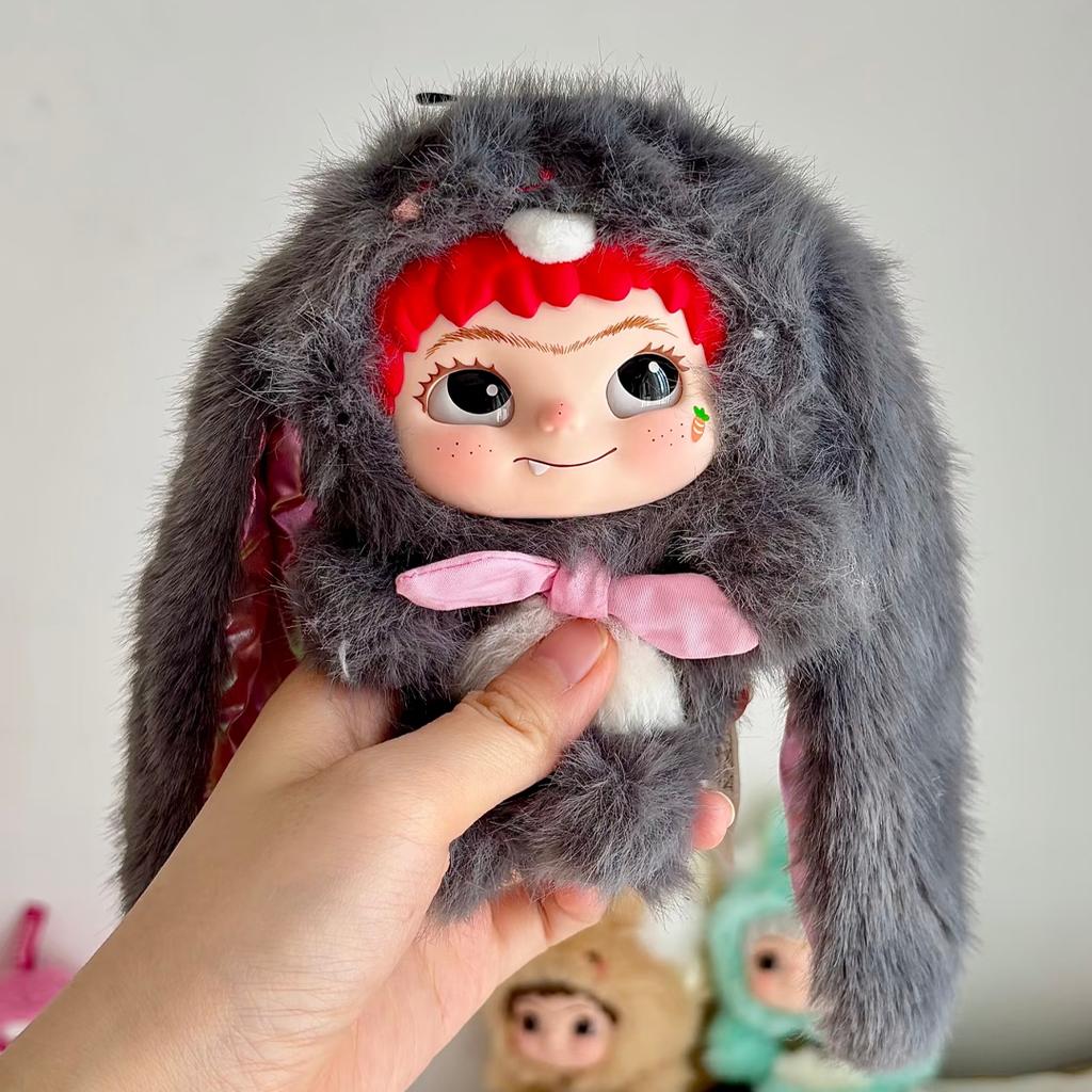 Wakuku V2 Fox & Bunny Trick Or Treat Series Vinyl Doll Suprise Bag Keychain Trendy Toys Mystery Box Gifts