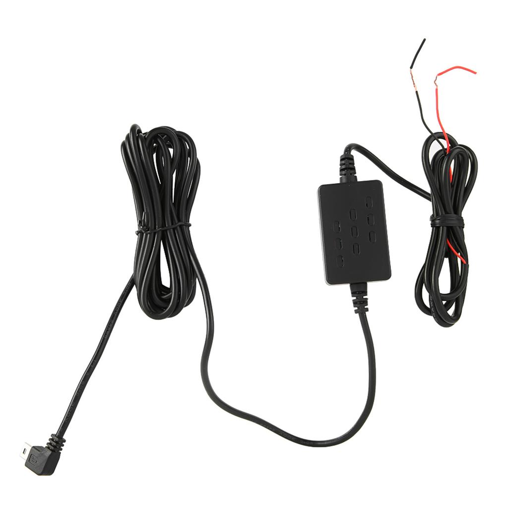 12-5V Car Dash Camera Hard Wire Kit Step Down Converter Drive Recorder Convert Cable