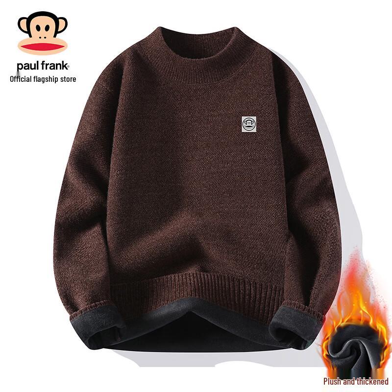 Paul Frank Men s Round Neck Fleece Lined Sweater M