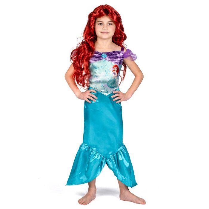 Déguisement Petite Sirène Ariel Classique Fille - LIRAGRAM ESPAÑA, S.L.L. - 7 ans - Noir
