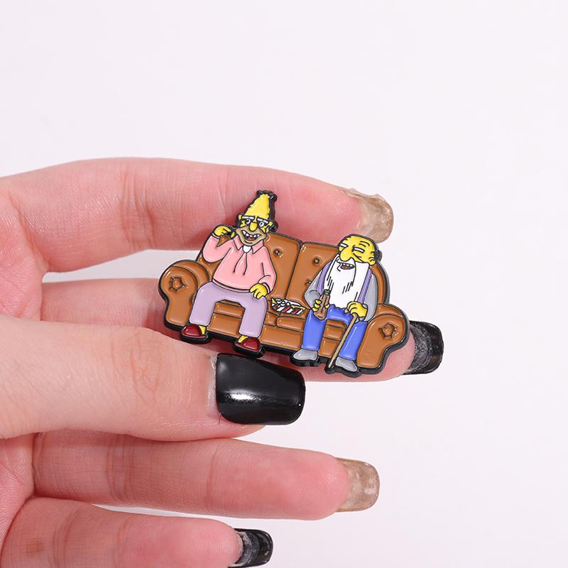 Anime Characters Enamel Pins Custom Cartoon Movie Peripherals Brooches Lapel Badges Funny Jewelry Gift for Kids Friends