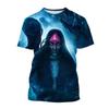 Halloween Fashion Ghost Valak Horror Movie Nun 3D Printed T-shirt Men's and Women's Holiday Tops Casual Tops for Children