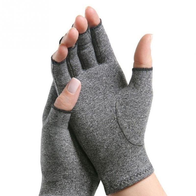 Meier D 67066 fingers pressure gloves half finger pressure gloves M серый