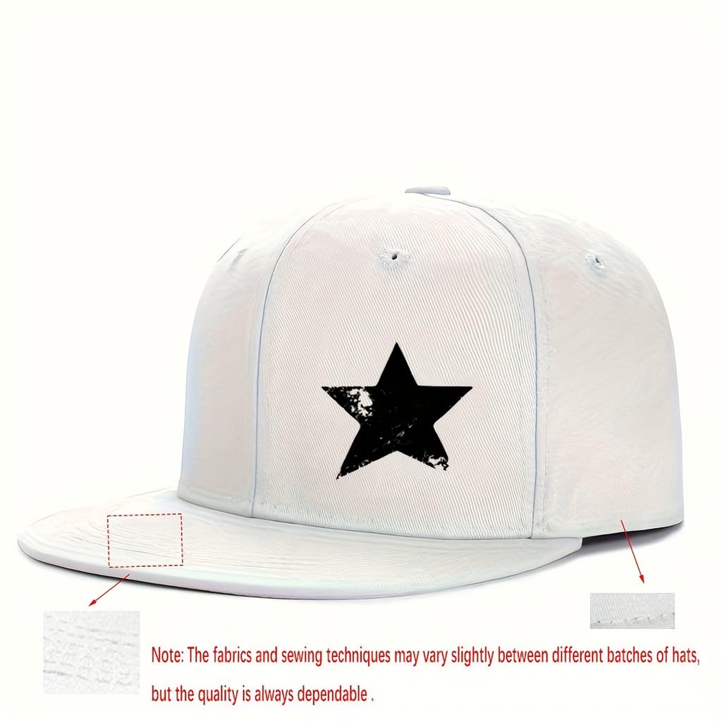 Unisex Light Panel Adjustable Peaked Cap Versatile Casual Flat Brim Hat