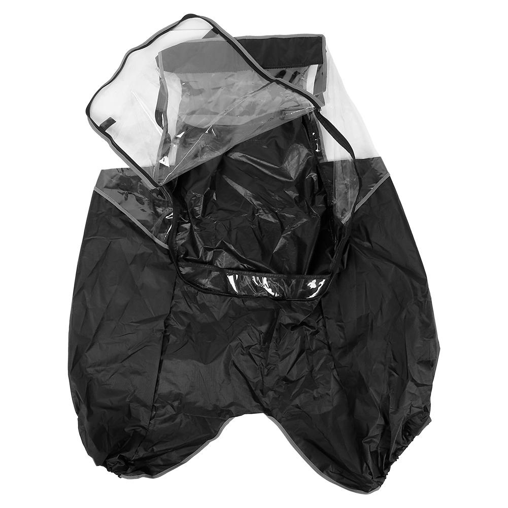 Kinder Fahrrad Regenmantel Fahrrad Regenschutz Regenschutz Fahrrad Rücksitze Regenmantel Schwarz