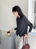 Women's 100% Wool Machine-Washable Cardigan: Fine-Spun Lapel Base Layer for Autumn/Winter