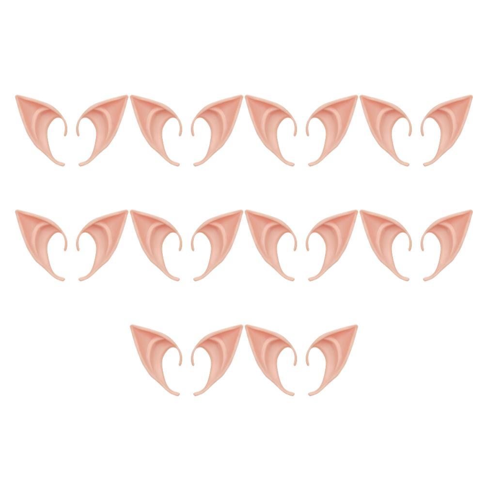 1-20Pairs Cosplay Latex Fairy Angel Elf Ears Halloween Masquerade Party Costumes Halloween Christmas Party Decor Supplies Props