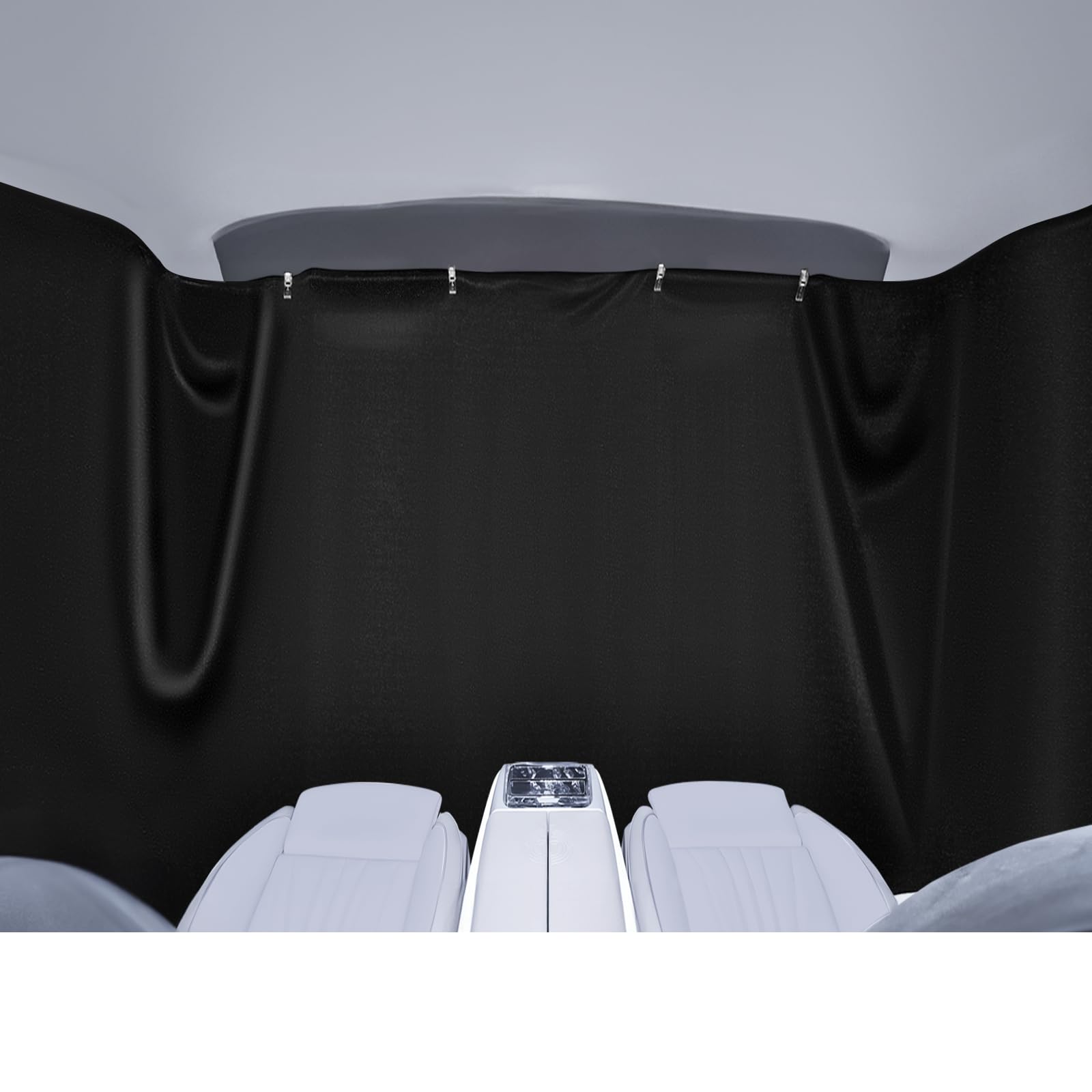 

ZATOOTO Car Curtain, Magnetic, 260cm x 90cm, for Car Camping, Sunshade, Privacy Protection, UV Protection, Disaster Prevention, Front Curtain, Easy In