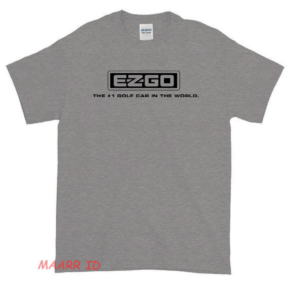 

New EZGO The 1 Golf Car in The World Logo American Funny T Shirt USA size S -XXL M