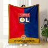 Olympique Lyonnais Blanket for all seasons blanket lunch break throw gift