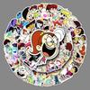 50 Animation Noisy Family Cartoon Doodle Creative Laptop Suitcase Decoration Stickers