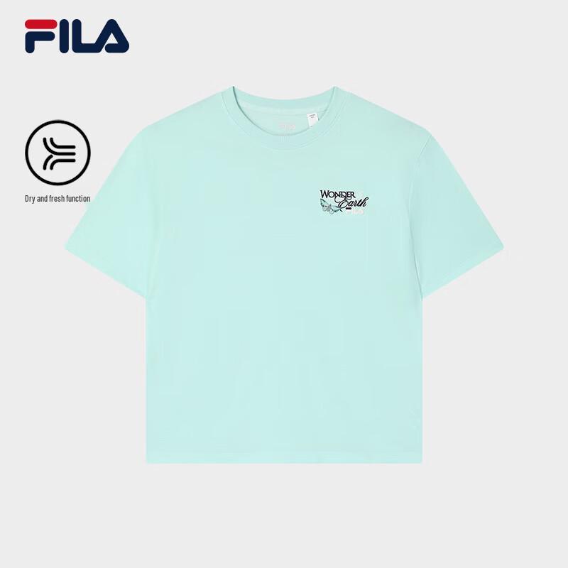 FILA Women s Casual Knit Short Sleeve T-Shirt S