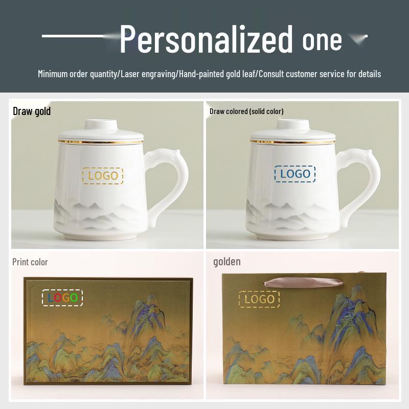 High-End Corporate Gift: Custom Logo Business Souvenir for Clients & Employees