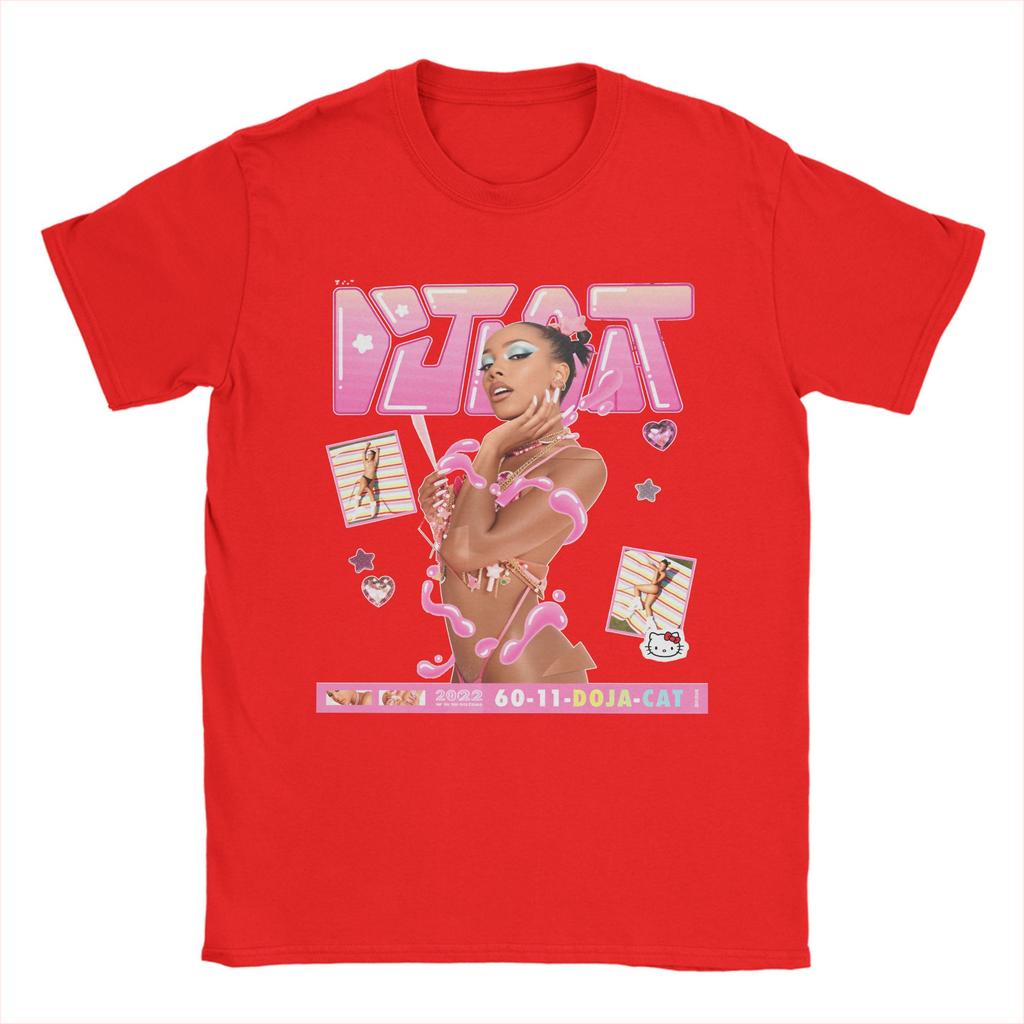 Streetwear TShirt Summer Doja Cat Tour Ma Vie Leisure TShirts Pure Cotton Tee Shirt for Unisexs Y2K Print Short Sleeve Clothing