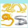 Resin 3d Printed Chinese Dragon With Movable Joints For Aquarium Decoration