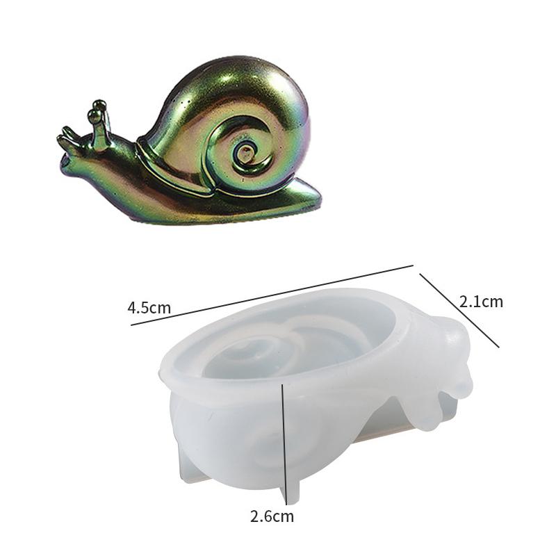 

3D Lizard Silicone Molds DIY Handmade Home Art Decoration Ornament Epoxy Resin Mold Animal Frog Snail Making Plaster Mould