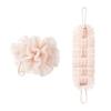 Bath Towel Nylon Back Scrubber Exfoliating Body Scrubber Men Women Shower Loofah Scrubber Quick-Drying Cleaning Towel