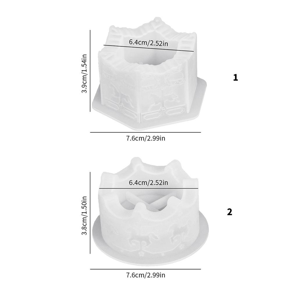 Durable Silicone Scented Candle Ornament Mold For Making Creative Candle Cups And Functional Storage Containers