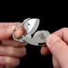 Titanium Alloy Hanging Buckle Multi-functional Key Chain Knife Unboxing Unpacking Express Delivery Small Tool  Folding Knife