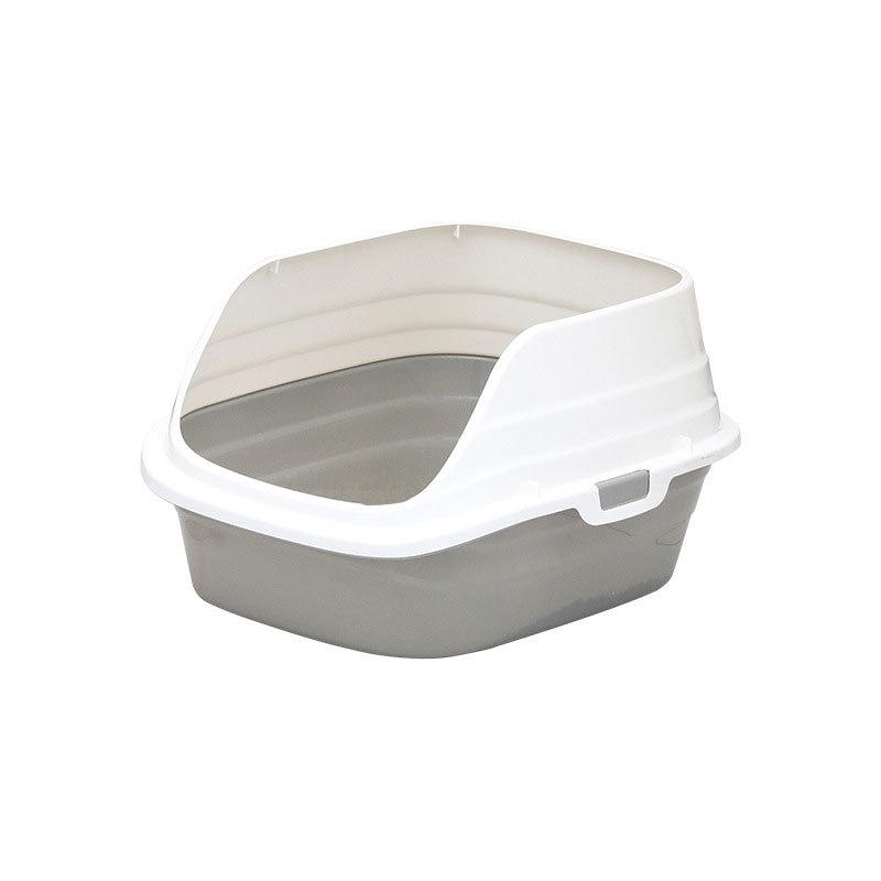 Extra Large Semi-Enclosed Cat Litter Box with Odor Control & Anti-Splash Features Semi-enclosed Litter Box