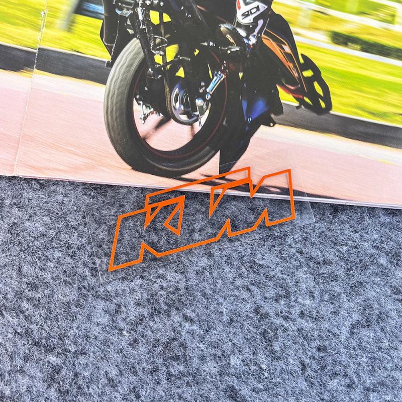 KTM Logo Motocykl Nadwozie & Samochód Odporna na Zarysowania Odblaskowa Naklejka