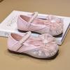 Girls Princess Shoes Fall 2026 Kids Pearl Decorated Flat With Bow Soft Sole Toddler Kid