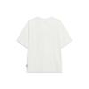 Li-Ning BadFive Series Letter Print Crew Neck Short Sleeve T-Shirt Men Tops Milk-White AHST283-5