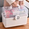 Large Capacity Portable Medicine Box for Home, Family, and Children's Use