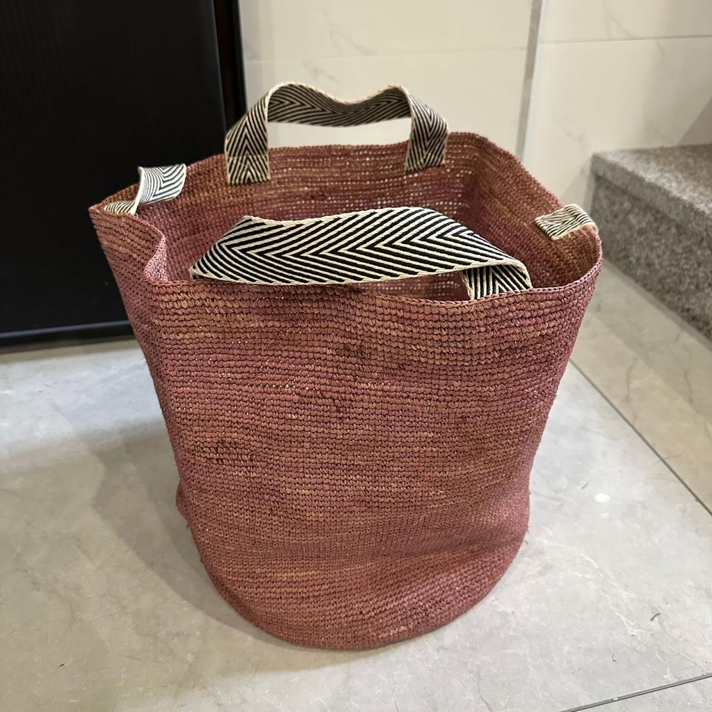 Summer Raffia Straw Bag Large Capacity Woven Beach Bags for Women Handbag Bohemian Rattan Tote Shoulder Bag Travel Basket Bags
