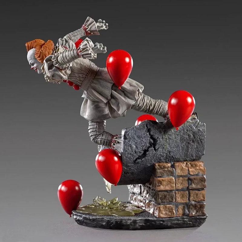 21cm Film Stephen King's ES Pennywise Joker Actionfigur Anime Figur Iron Studios Modell Spielzeug Sammlung Puppe Geschenk