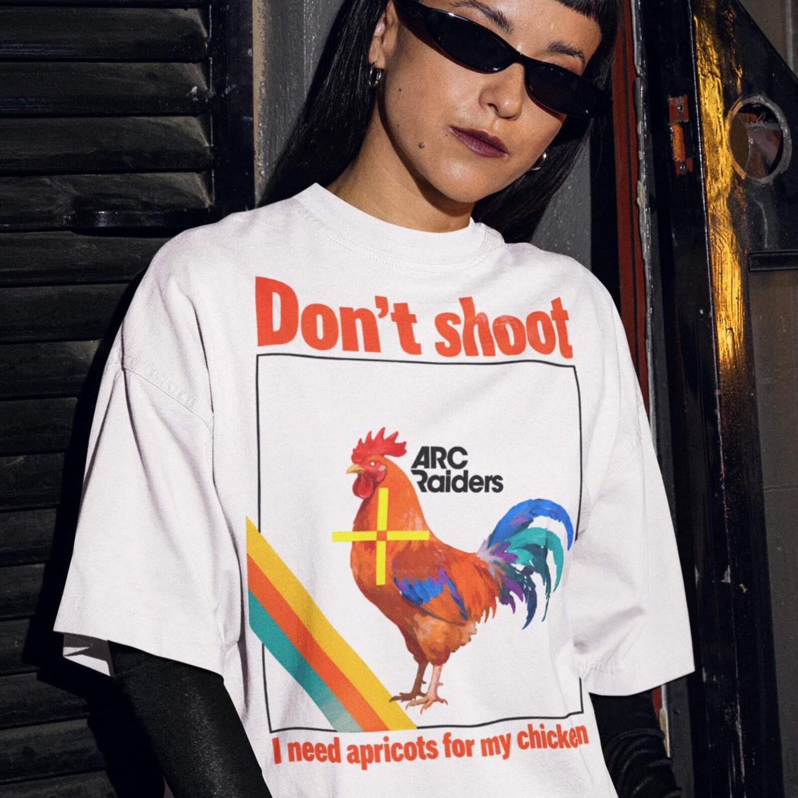 Arc Raiders Don t Shoot Shirt - Funny Gamer Shirt,Gaming T-shirt,Shooter Game L