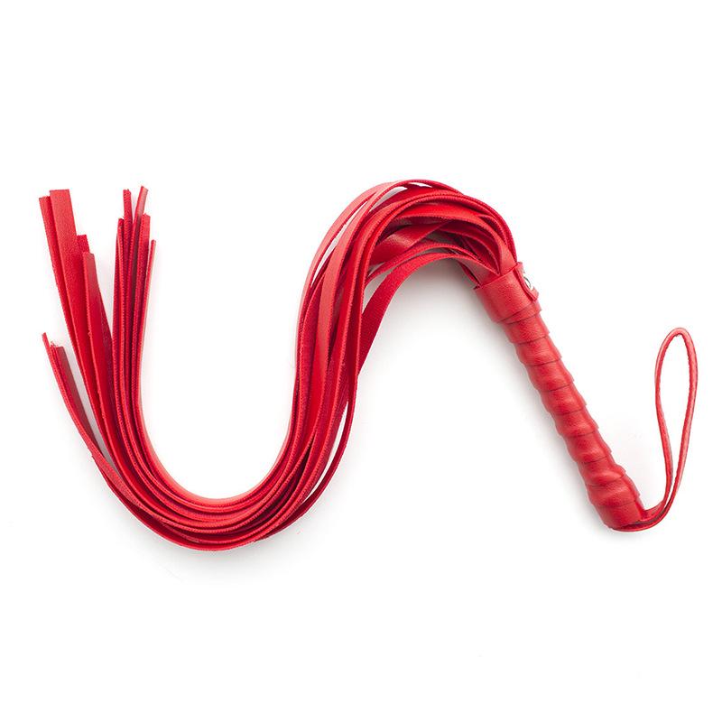 SM Bondage Kožený bič - Hračka z patentované kůže pro páry, flirtování a pouta
