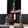 Classical Alloy Wenchang Tower Incense Burner For Home Office Decor And Spiritual Use