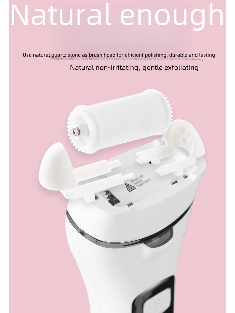 Electric Foot Grinder: Automatic Callus Remover for Pedicure, Washable Design.