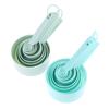 10Pcs/Set Plastic Measuring Tools Stackable Measuring Spoons Teaspoon Sugar Scoop Cake Baking Flour Measuring Cups